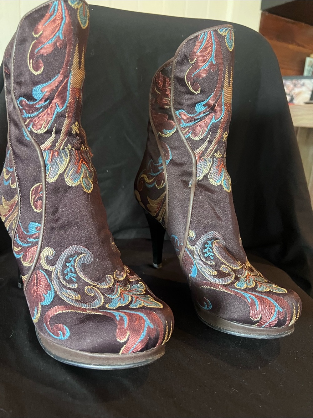 Rockwell Tharp Satin Boots